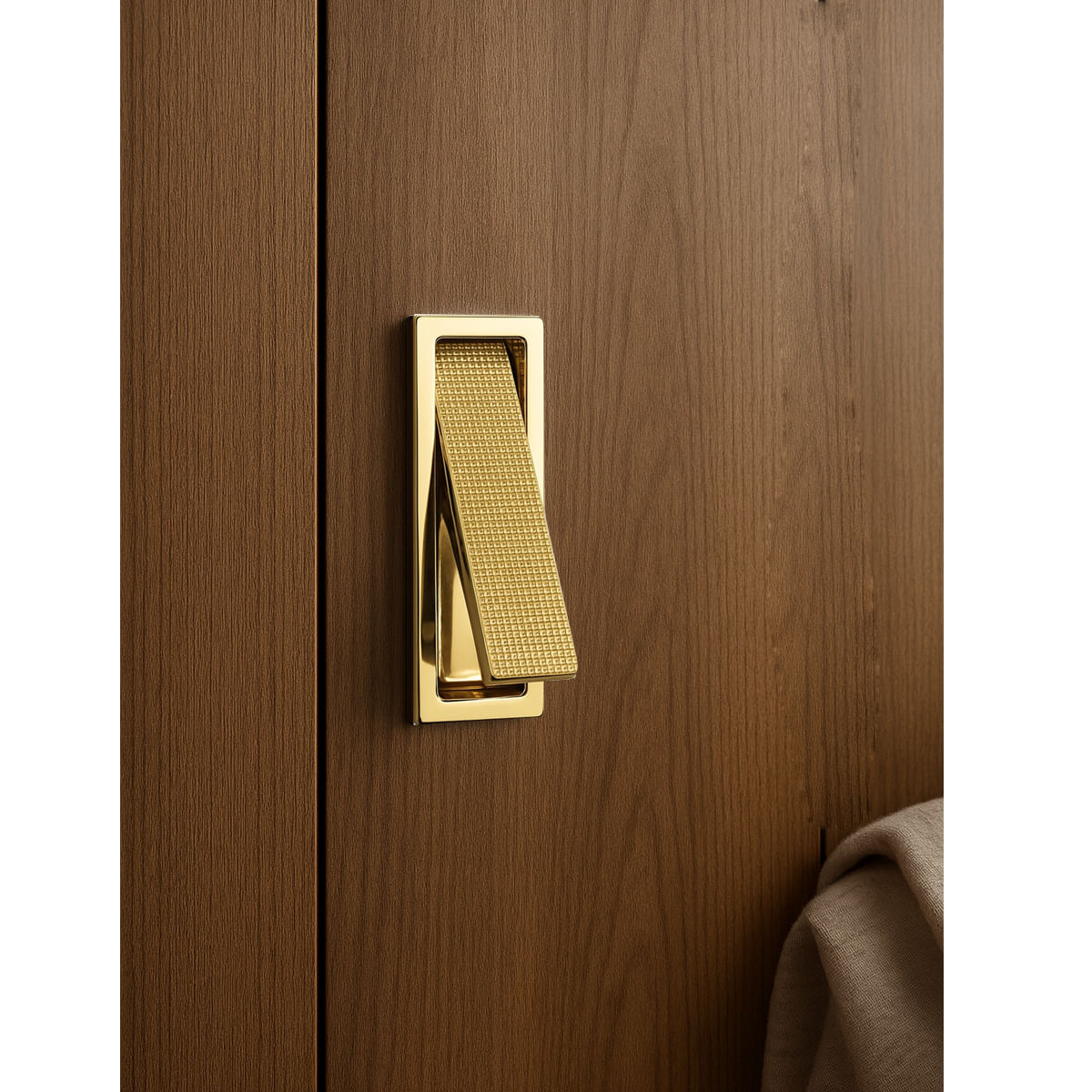 Puxador Piano de Embutir Pequeno Gold Zen 64549_0